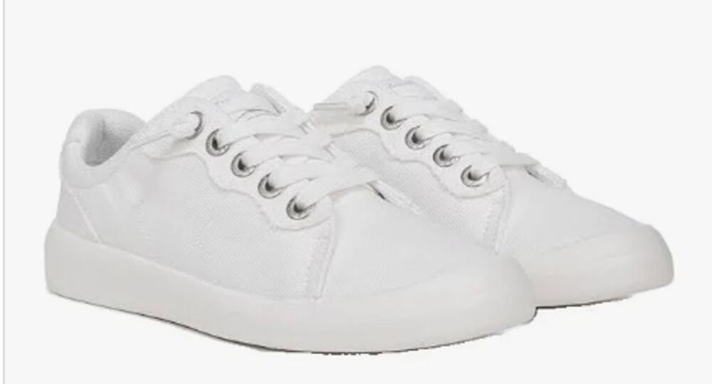 Blowfish Malibu Boardwalk Shoes Women's Size 6 White Canvas Sneakers J2696F4103